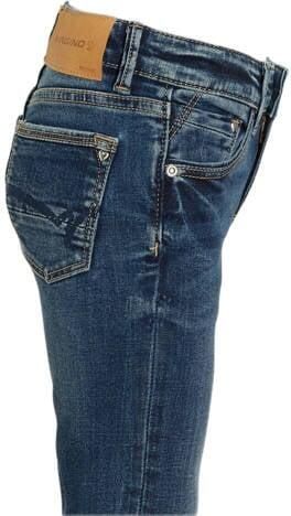 VINGINO high waist skinny jeans DenimG01 dark used Blauw Meisjes Stretchdenim 104 - Foto 4