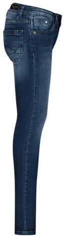 VINGINO high waist super skinny jeans Bianca dark vintage Blauw Meisjes Stretchdenim 128 - Foto 2