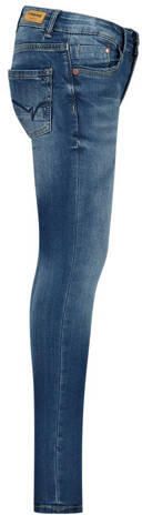 VINGINO high waist super skinny jeans Bianca mid blue wash Blauw Meisjes Stretchdenim 116 - Foto 5