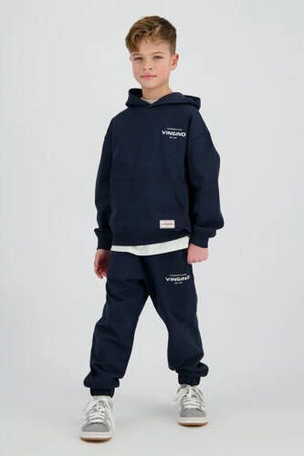 Vingino hoodie donkerblauw Sweater Effen