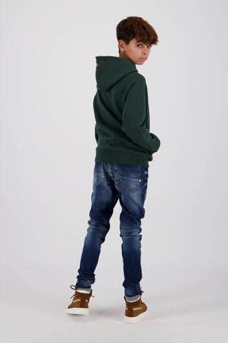 VINGINO hoodie met logo donkergroen Sweater Logo 128 - Foto 4