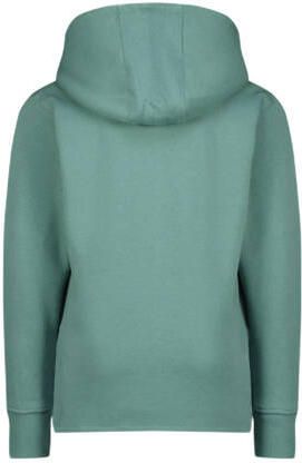 VINGINO hoodie Nanjara met tekst mintgroen Sweater Tekst 116