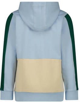 VINGINO hoodie Nuno lichtblauw zand Sweater Jongens Katoen Capuchon Meerkleurig 128
