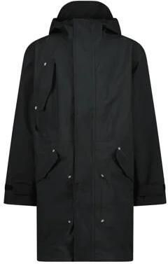 Vingino kids regenjas Hurricane zwart Polyester Capuchon