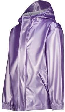 VINGINO kids regenjas Lightning lila metallic Paars Polypropyleen Capuchon 110 116