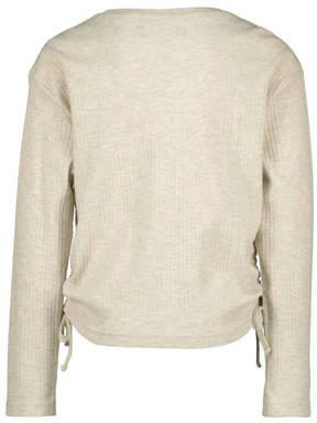 VINGINO longsleeve Harly beige Meisjes Katoen Ronde hals Effen 104 - Foto 5