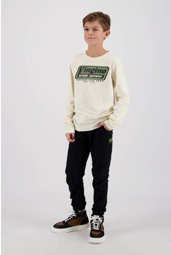 VINGINO longsleeve Jarrod met logo wit Jongens Katoen Ronde hals Logo 104 - Foto 3