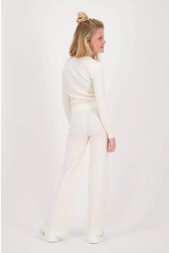 VINGINO longsleeve Marianna wit Meisjes Viscose Ronde hals Effen 104 - Foto 3
