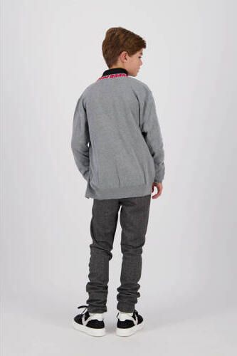 VINGINO loose fit broek Simu zwart Jongens Polyester Effen 176 - Foto 4