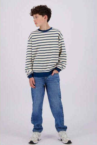 VINGINO loose fit jeans Castiano blue vintage Blauw Jongens Denim Effen 122 - Foto 2