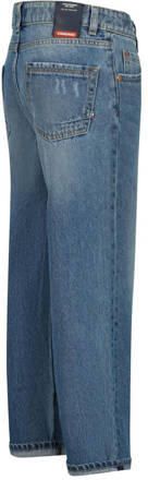 VINGINO loose fit jeans Castiano blue vintage Blauw Jongens Katoen Effen 152