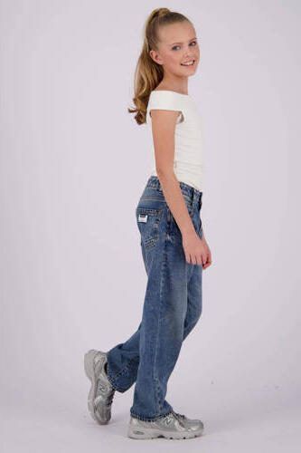 VINGINO loose fit jeans Valente indigo blue Blauw Denim 104 - Foto 3