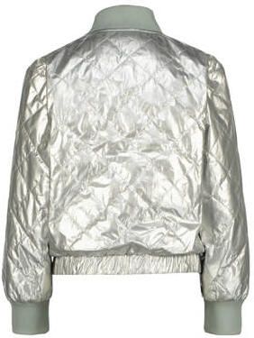 VINGINO metallic bomberjack zomer Tariek zilver Jas Meisjes Polyester Ronde hals 152