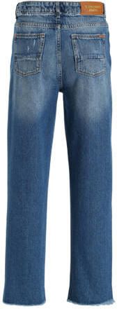 VINGINO mom jeans Chiara Damage dark vintage Blauw Meisjes Denim Effen 116 - Foto 5