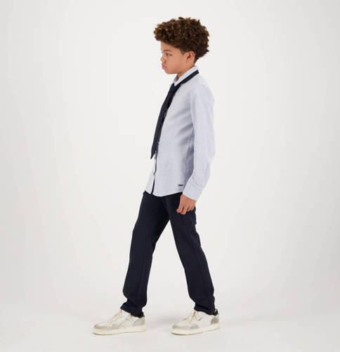 VINGINO overhemd LENN blauw Jongens Polyester Klassieke kraag Effen 152 - Foto 4