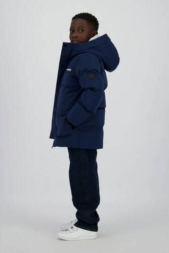 Vingino parka donkerblauw Jas Jongens Polyester Capuchon Effen