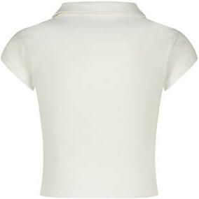 VINGINO polo wit Meisjes Polyester Polokraag Effen 128