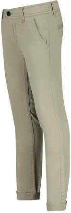 VINGINO regular fit broek Chino Torino groen Jongens Katoen Effen 128