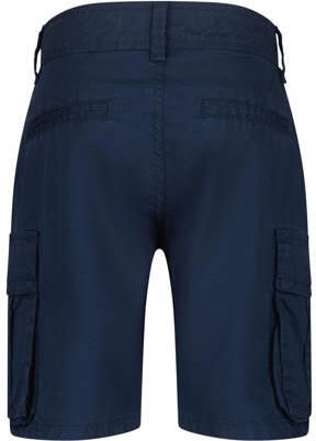 VINGINO regular fit cargo short Riof donkerblauw Korte broek Jongens Stretchkatoen 140