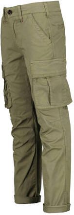 VINGINO regular fit cargobroek Bergamo olijfgroen Jongens Stretchkatoen 176 - Foto 4