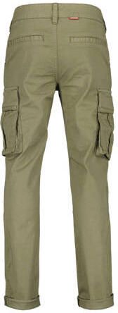 VINGINO regular fit cargobroek Bergamo olijfgroen Jongens Stretchkatoen 176 - Foto 3