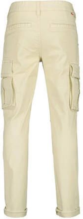 VINGINO regular fit cargobroek Bergamo wit Jongens Stretchkatoen Effen 164