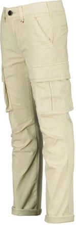 VINGINO regular fit cargobroek Bergamo wit Jongens Stretchkatoen Effen 164 - Foto 1