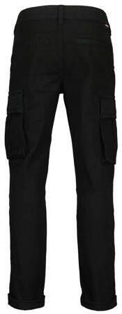 VINGINO regular fit cargobroek Bergamo zwart Jongens Stretchkatoen Effen 176 - Foto 1