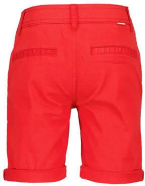 VINGINO regular fit chino short Taormina felrood Korte broek Jongens Stretchkatoen 104
