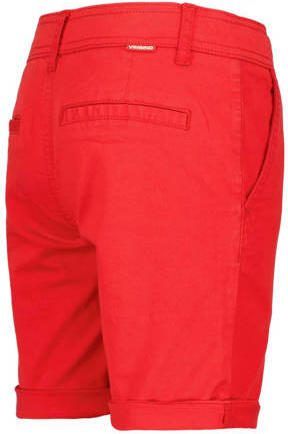 VINGINO regular fit chino short Taormina felrood Korte broek Jongens Stretchkatoen 104 - Foto 2
