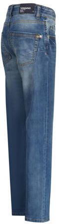 VINGINO regular fit jeans Baggio mid blue wash Blauw Jongens Denim Effen 110
