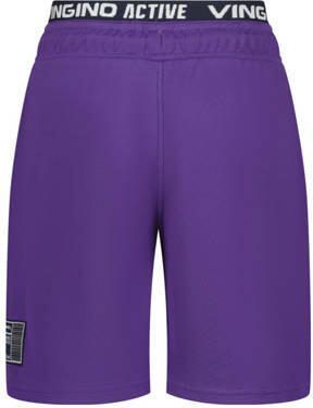 VINGINO regular fit sweatshort Race paars Korte broek Jongens Polyester 104 - Foto 3