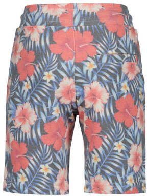 VINGINO regular fit sweatshort Remo met all over print blauw roze All over print 104 - Foto 3