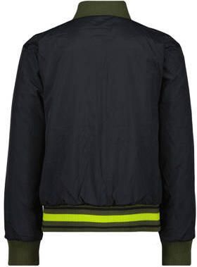 VINGINO reversible bomberjack Tarbara met all over print armyfelgroen zwart Jas Meisjes Nylon Ronde hals 152 - Foto 2