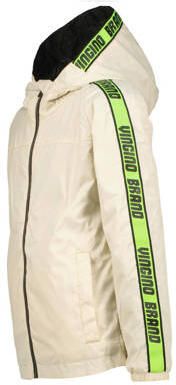 VINGINO reversible zomerjas Tape met contrastbies beige zwart Jongens Nylon Capuchon 10 - Foto 4