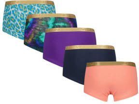 VINGINO short set van 5 Animal multicolor Slip Zwart Meisjes Stretchkatoen 110 116 - Foto 2