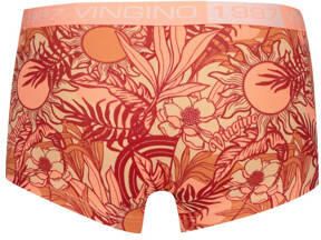 VINGINO short Sunny set van 3 neonroze rood Slip Oranje Meisjes Stretchkatoen 110 116