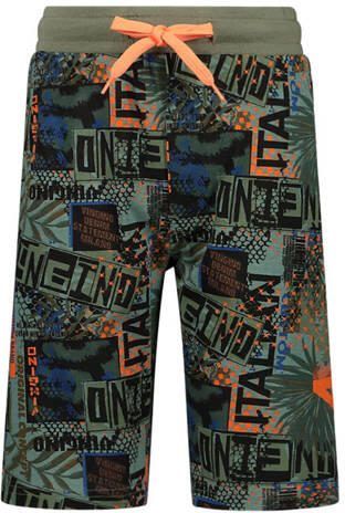 VINGINO shortama met all over print oranje army Jongens Stretchkatoen Ronde hals 110-116 - Foto 2