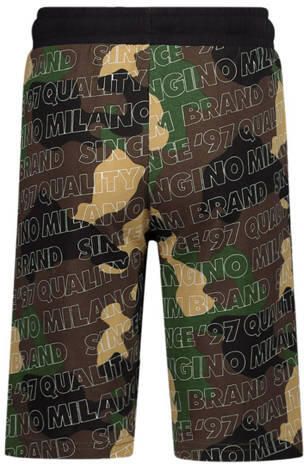 VINGINO shortama WALBERTO donkerblauw army Jongens Katoen Ronde hals All over print 110-116 - Foto 3