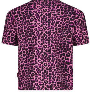VINGINO shortama Waranda roze zwart Meisjes Stretchkatoen Ronde hals All over print 110 116
