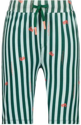 VINGINO shortama Winio groen wit Pyjama Meisjes Stretchkatoen Ronde hals 110 116