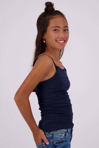 VINGINO singlet set van 2 donkerblauw Hemd Meisjes Stretchkatoen Ronde hals 134 140 - Foto 2