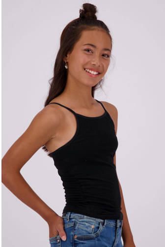 VINGINO singlet set van 2 zwart Hemd Meisjes Stretchkatoen (duurzaam) Ronde hals 170 176 - Foto 2