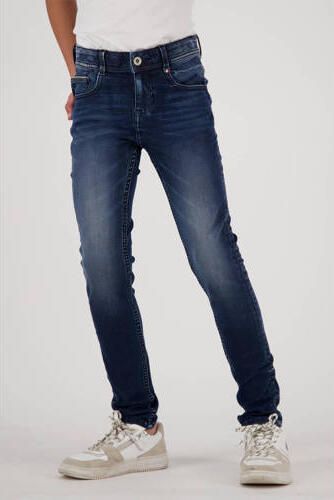VINGINO skinny jeans Alfons deep dark Blauw Jongens Stretchdenim Effen 104 - Foto 2
