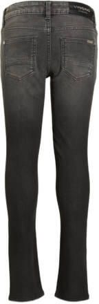 VINGINO skinny jeans Amia Dip black Grijs Meisjes Denim Effen 140 - Foto 3