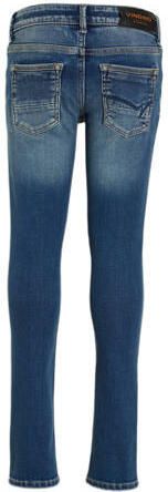 VINGINO skinny jeans Amiche dark used Blauw Meisjes Denim Effen 128 - Foto 3