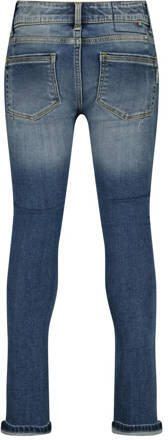 VINGINO skinny jeans Amos dark blue denim Blauw Jongens Katoen Effen 158 - Foto 1
