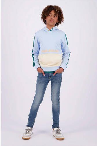 VINGINO skinny jeans Amos dark blue denim Blauw Jongens Katoen Effen 158 - Foto 2