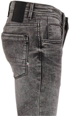 VINGINO skinny jeans Anzio Basic dark grey vintage Grijs Jongens Denim 104 - Foto 5