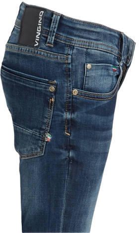 VINGINO skinny jeans Anzio Basic mid blue wash Blauw Jongens Stretchdenim 152 - Foto 4